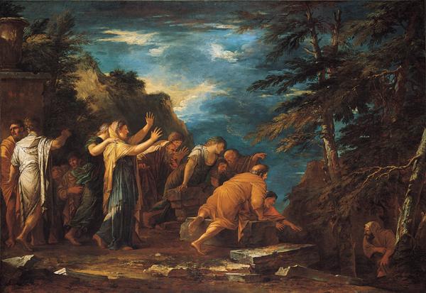 Salvator Rosa Pythagoras Emerging from the Underworld